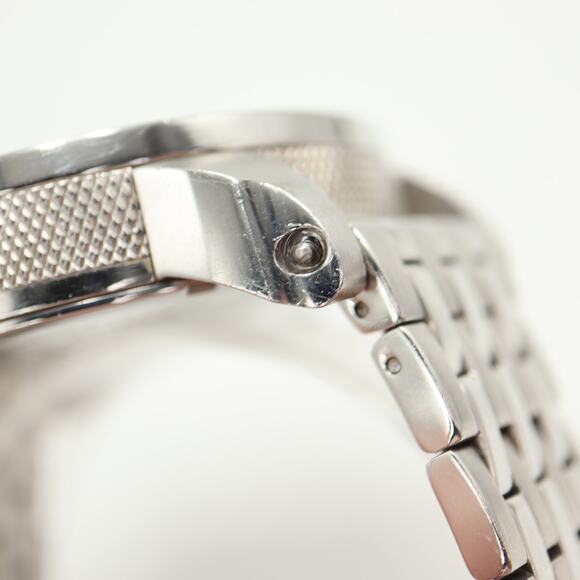 Diesel Little Daddy Mens Chronograph Dual Time 52mm Watch Steel w New Battery - Picture 14 of 16